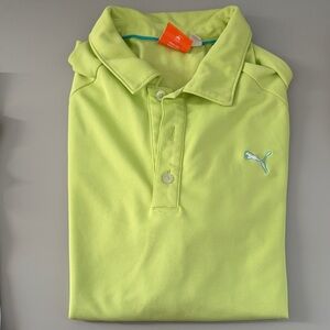 Puma Neon Green Polo Shirt